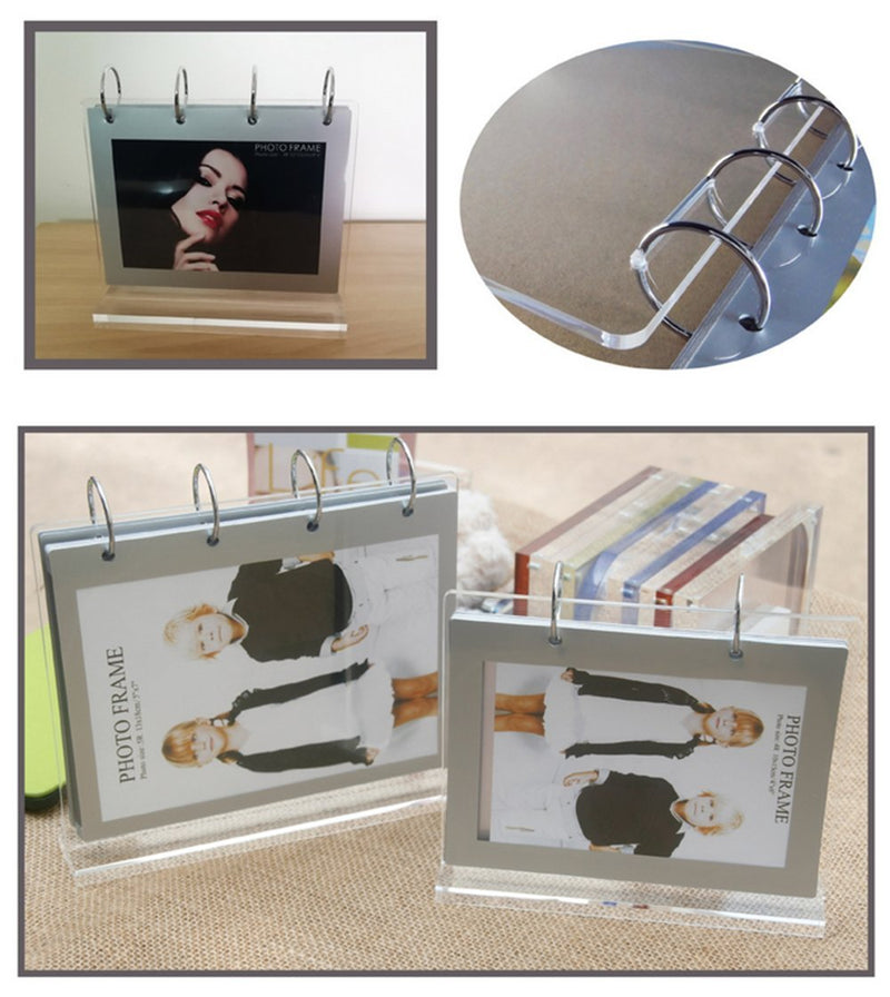 [Australia - AusPower] - Poster Frame,Sign Stand,Horizontal Display Picture 5x7",Clear Acrylic Display Sign Holder,Type T Vertical Stand Menu Holders,PVC Folder 7 Shows 14 Photos Portrait Style Menu Ad Frame 