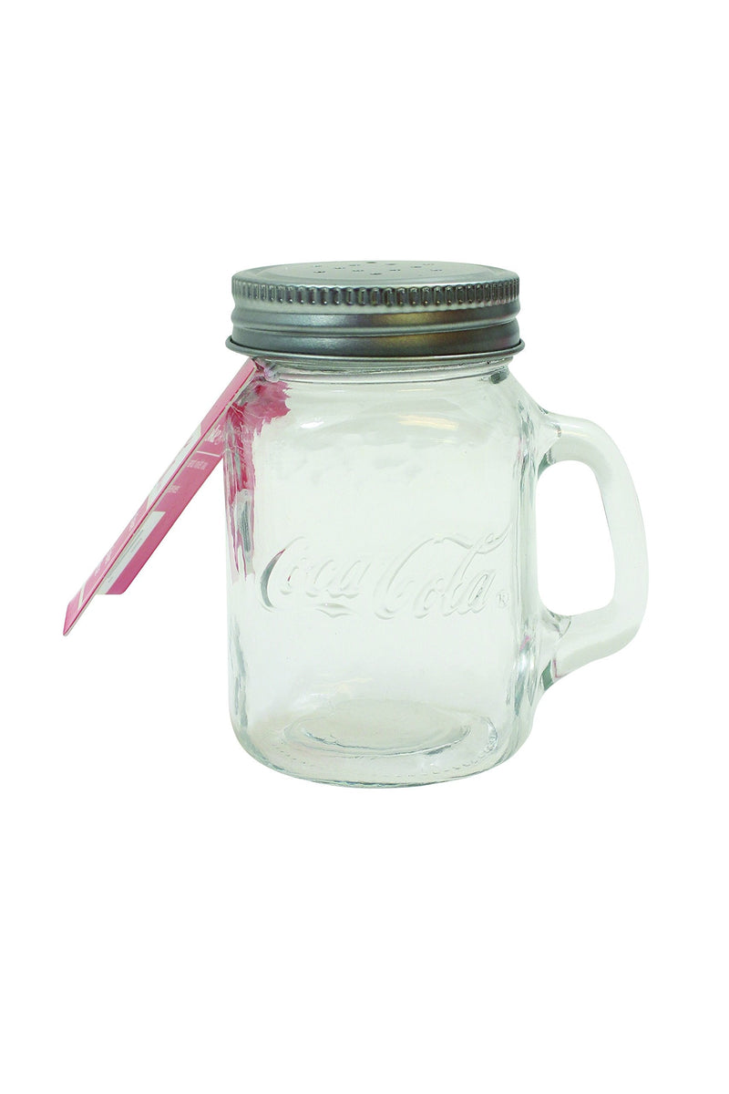 [Australia - AusPower] - Tablecraft Coca-Cola Mason S&P Shakers, Glass Jar with Metal Lid, 4.75oz 