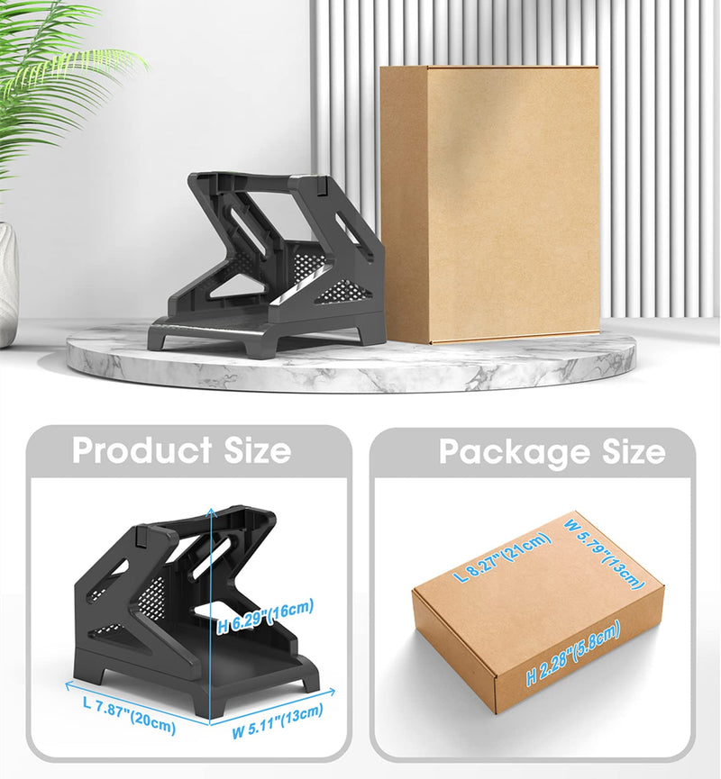 [Australia - AusPower] - Jiose Label Holder, Thermal Label Holder for Rolls and Fan-Fold Labels, Work with Desktop Label Printer (Black) 