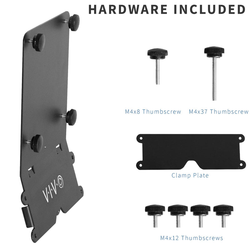[Australia - AusPower] - VIVO VESA Adapter Plate Bracket Kit Designed for 24 inch M1 iMac Series Monitors, VESA up to 100x100, Black, Mount-MACM1 
