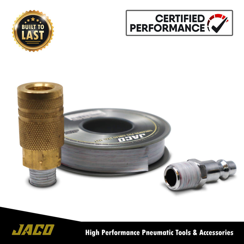 [Australia - AusPower] - JACO ThreadPro PTFE Thread Seal Tape - 1/2" x 100 ft. (Mega Roll) | Professional-Grade Thread Sealant (Cool Gray) 1/2" x 1200" (1 Pack) 