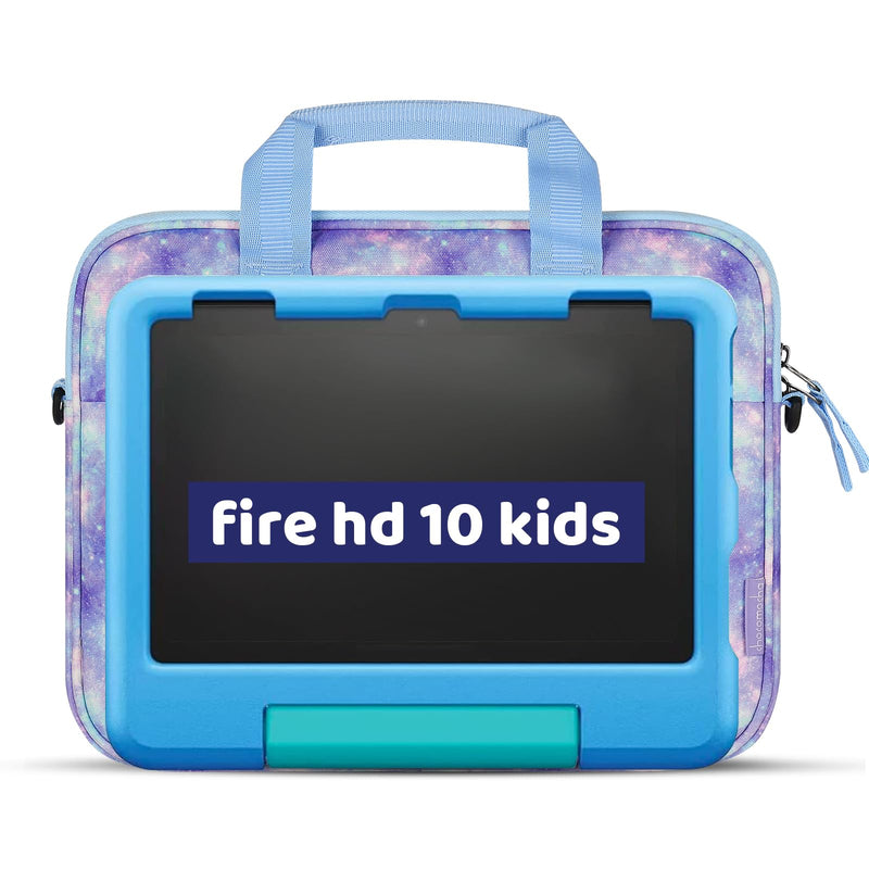 [Australia - AusPower] - Choco Mocha Tablet Bag for Kids（10inch & 12.5inch） 12.5inch（12.5 x 9.8 x 1.3） Starry Sky-Purple 12.5inch 