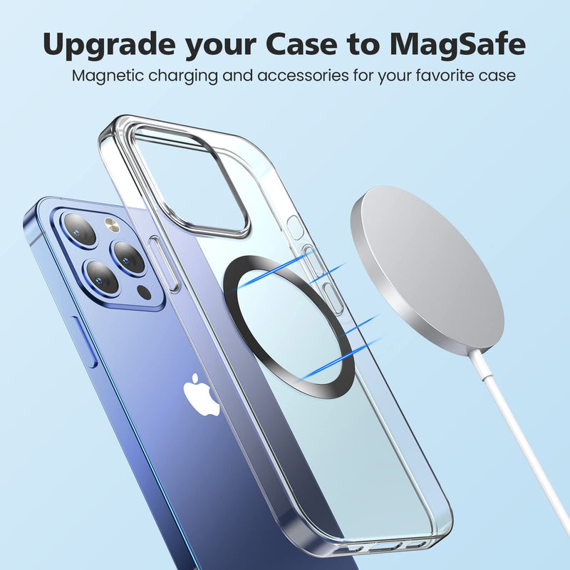 [Australia - AusPower] - Magsafe Ring,Magnetic Wireless car Charger Conversion kit,Phone Magnet for car,Magsafe Sticker Universal Metal Rings Compatible with iPhone 13/12 Pro/Max/Mini Case and Samsung Galaxy Pixcel 