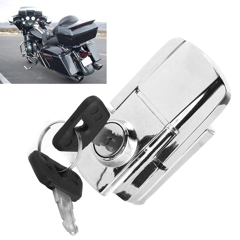 [Australia - AusPower] - Motorcycle Trunk Lock Iron Trunk Lock Spring Toggle Latch Hasp Clamp Cabinet Locking Tool for Motorcycles and Traveling 