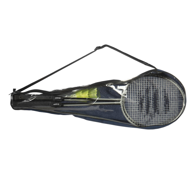 [Australia - AusPower] - Triumph Sports 4-Player Badminton Set with 4 Rackets, 3 Shuttlecocks and 1 Carry Case, Black (35-7119-2) 
