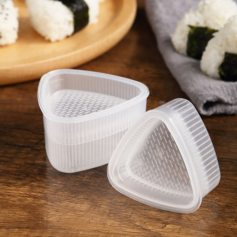 [Australia - AusPower] - Rice Ball Mold, 3 Pack Onigiri Mold, Cute Cat Kitten Sushi Mold for Kids, Musubi Maker Press, Classic Triangle Rice Ball Maker Sushi Mold Kit for Lunch Bento Box Accessories 
