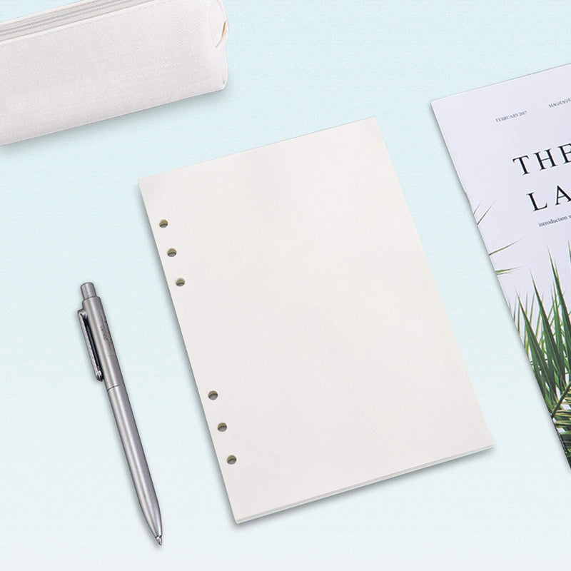 [Australia - AusPower] - A5 Refill Paper, [3 Pack] Toplive 100GSM Thick Refillable Paper 6 Hole Filler Inserts Loose Leaf Paper 135 Sheets (270 Pages) for 6 Ring Binder Journal Notebook-Blank Paper Blank Paper A5 
