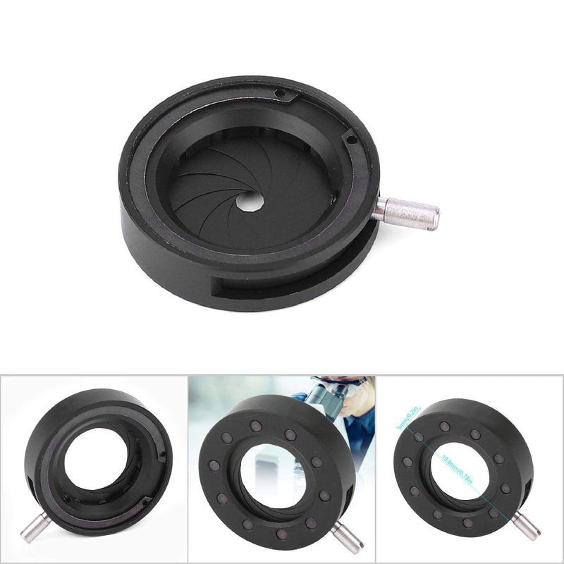 [Australia - AusPower] - Microscope Adjustable Aperture, SK6 SK8 SK12 SK23 SK25 Microscope Iris Adapter, Optical Diaphragm for Microscope(SK12) 