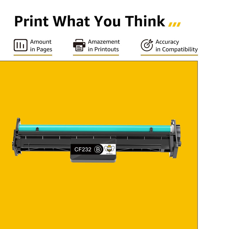 [Australia - AusPower] - CMYBabee Compatible Drum Unit Replacement for HP 32A CF232A Drum for HP Pro M203dw M148dw M227fdw M118dw M148fdw M227fdn Printer (Black, 1 Pack) 