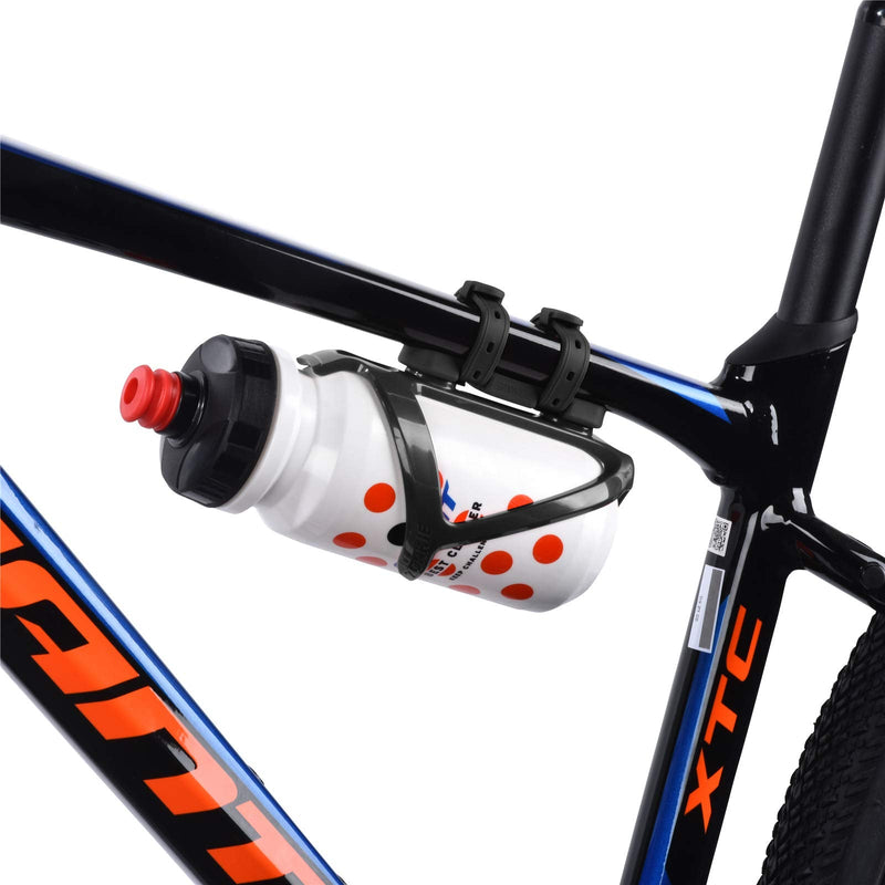 [Australia - AusPower] - ZONKIE Bicycle Bottle Cages, Plastic Bike Bottle Holder with Cage Mounting Base Black 