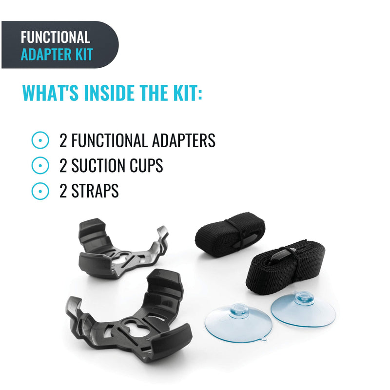 [Australia - AusPower] - BlazePod Official Functional Adapter Kit For BlazePod Pods - Tie and Stick your Pods to Surfaces 