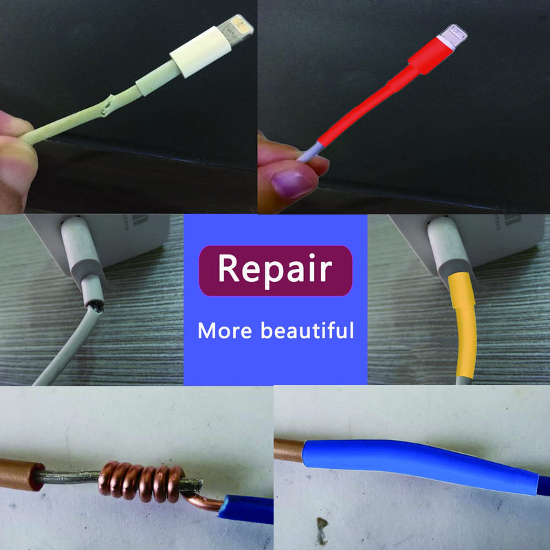 [Australia - AusPower] - Heat Shrink Tubing Kit + Mini Heat Gun for Shrink Tubing Shrink Wrapping – 180pcs 3:1 Dual Wall Adhesive Lined Waterproof Heat Shrink Tubing Marine – for Wire Shrink Wrap Repair Insulation Protector 