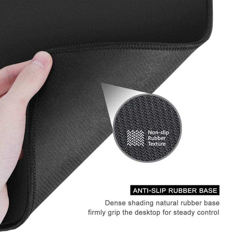 [Australia - AusPower] - Auhoahsil Mouse Pad, Square Beach Style Anti-Slip Rubber Mousepad with Durable Stitched Edges for Gaming Office Laptop Computer PC Men Women Kids, Cute Custom Pattern, Beach and Coconut Trees Design 