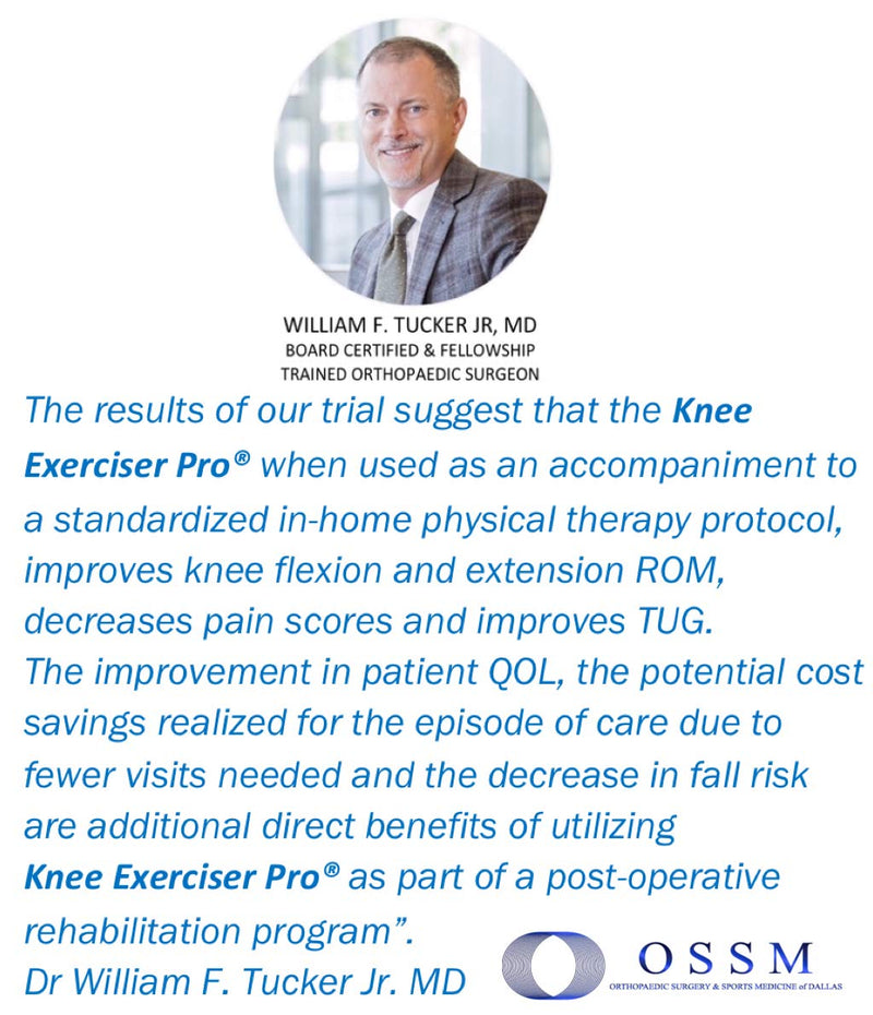 [Australia - AusPower] - Knee Exerciser Pro Single Knee Pulley: Knee Therapy, TKA, ACL & Knee Contracture Rehab 