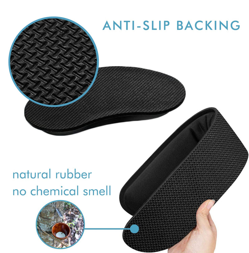 [Australia - AusPower] - VAGAU Premium Memory Foam Keyboard and Mouse Wrist Rest Pads Set- for Comfortable Typing &Wrist Pain Relief(Pack of 2) Wider 