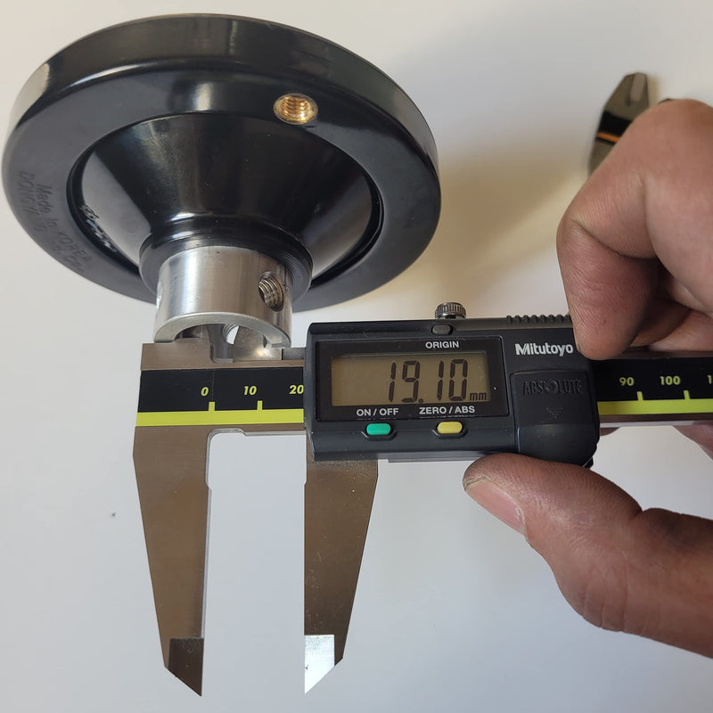 [Australia - AusPower] - The Ultimate Handwheel for 3/4 In or Less Shaft - OD. 4" with 2 Type Set Screw and Revolving Knob Handle Included Can be Used Every Machinery Parts Such as Table Saw, Milling, Lathe, Vise, Machines. 