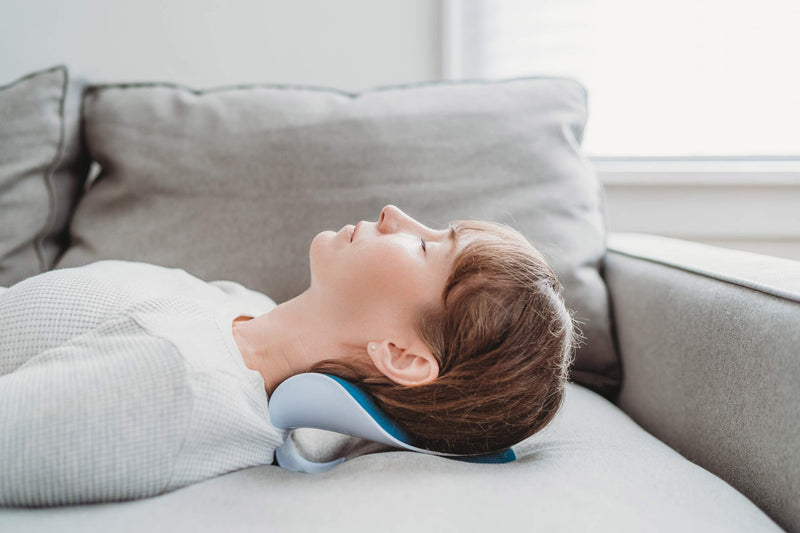[Australia - AusPower] - Kanjo Neck Pain Relief Support Cradle | Neck Cushion & Cervical Traction Device for Neck Pain | Neck Alignment Cradle & Neck Rest for Relaxation and Pain Relief | FSA & HSA Eligible 