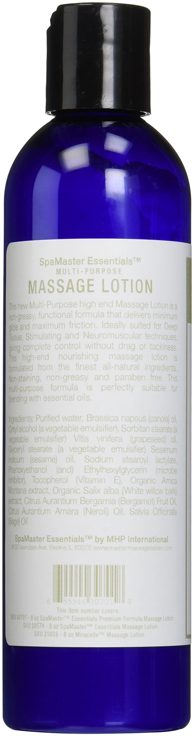 [Australia - AusPower] - Master Massage Spamaster Essentials Unscented Massage Lotion Pack 8 Oz, 2 pack 