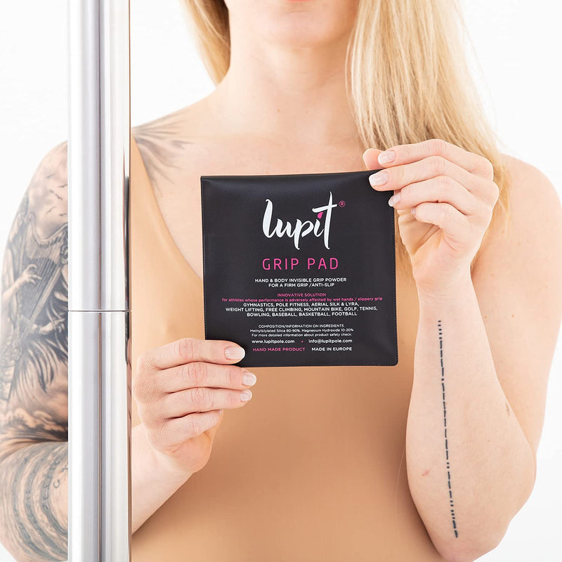 Dry Hands Pole Dance Grip by Lupit Pole Sweaty Hands Grip Aid 2 Side Grip, for Dry Dancing