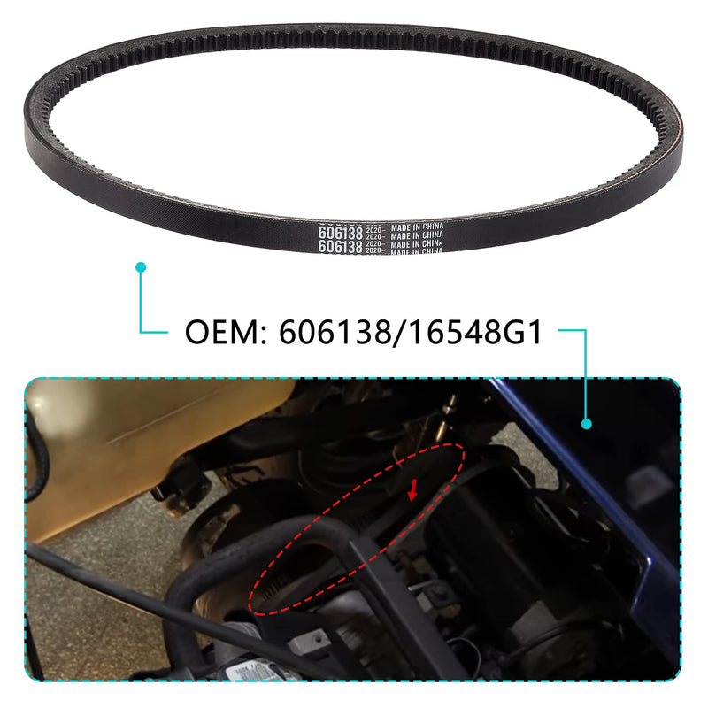 [Australia - AusPower] - 10L0L Golf Cart Starter Generator Belt for EZGO Gas RXV 2008-up OEM# 606138 16548G1 