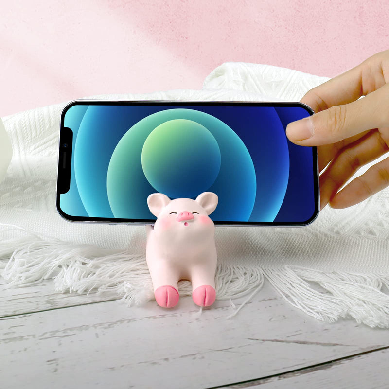 [Australia - AusPower] - Seninda Cute Phone Holder Lovely Pink Pig Cellphone Stand Desktop Accessories Office Decor (Shape A) 