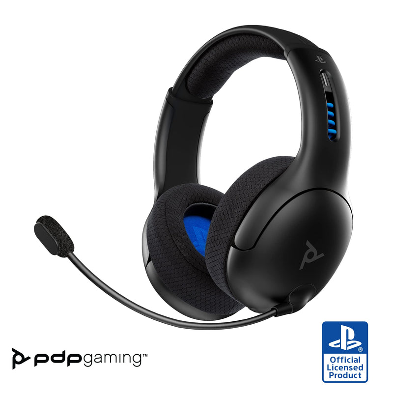 [Australia - AusPower] - PDP Gaming LVL50 Wireless Stereo Headset With Noise Cancelling Microphone: Black - PS5/PS4 