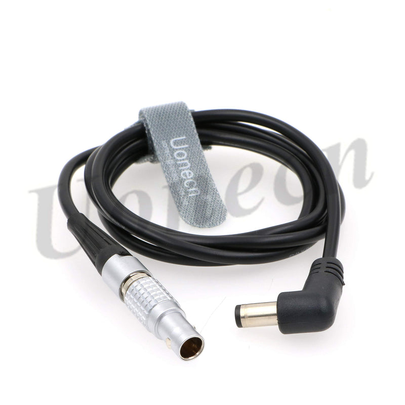 [Australia - AusPower] - Uonecn Right Angle DC Male to 2 Pin Male Teradek Bolt Power Cable for Transmitter Tilta Battery Plate on The FS7 