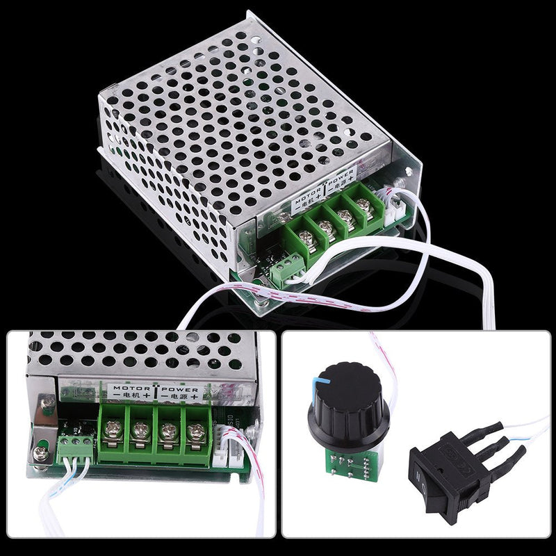 [Australia - AusPower] - DC PWM Motor Controller Reversible 12V 24V 36V 40A High Power Motor Speed Controller Switch CCM6Ds-B 