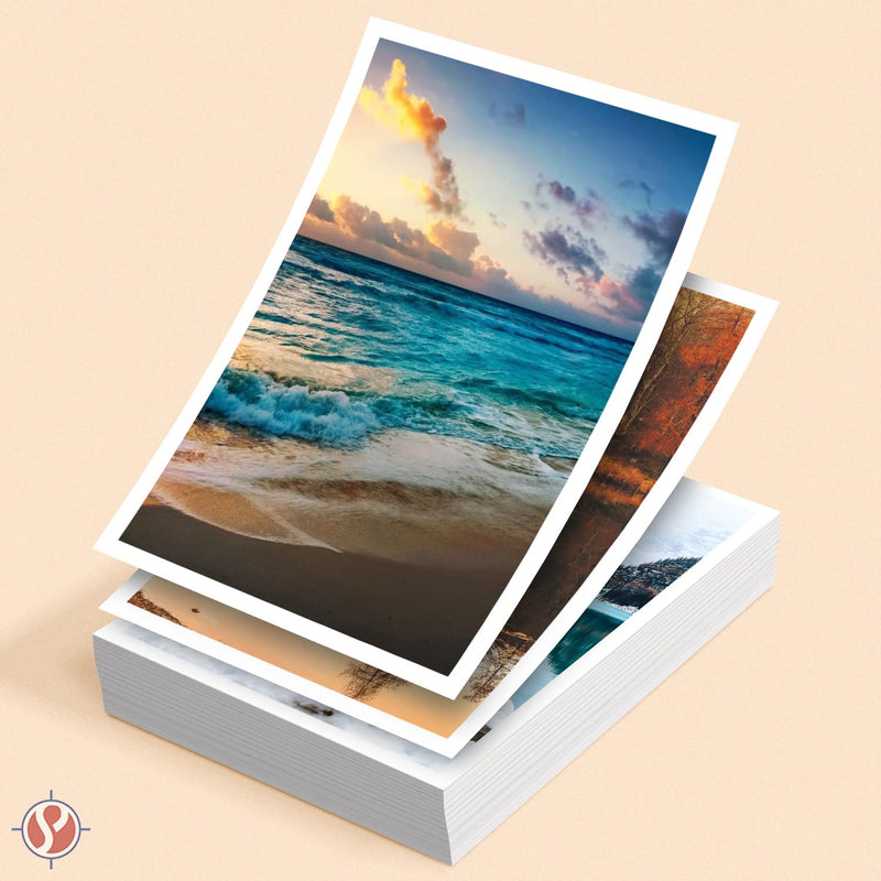 [Australia - AusPower] - 8.5 x 5.5” Bright White Card Stock Paper – Great for Arts and Crafts, Greeting Cards, Invitations, Flyers, Brochures, Photos | Heavyweight 80lb (216gsm) Cover Cardstock | 100 Sheets per Pack 