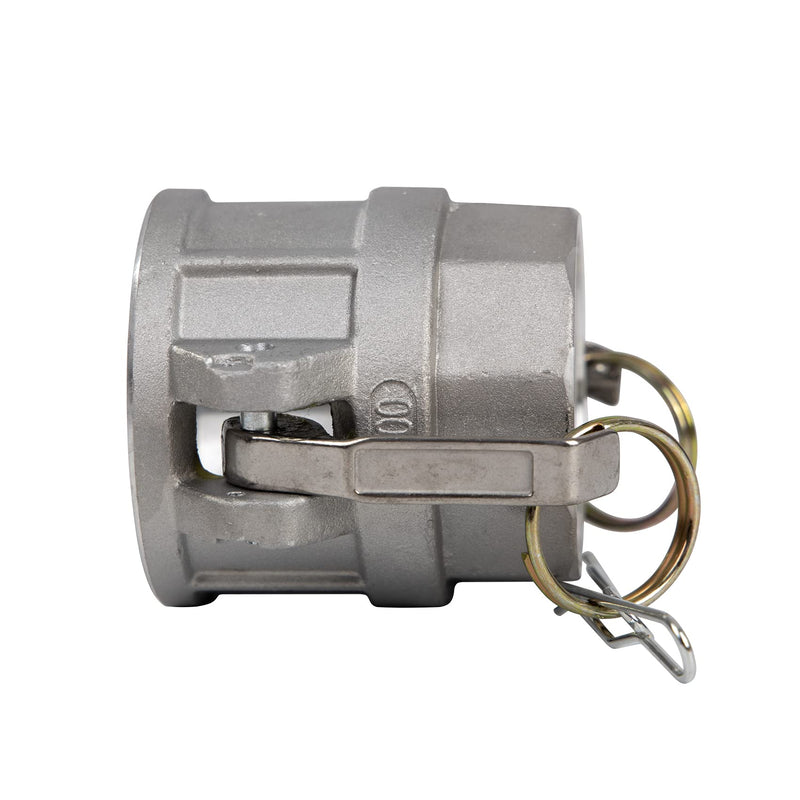 [Australia - AusPower] - Quafwia 2 pcs Aluminum Camlock (2" part D) Cam & Groove Hose Fittings, cam Lock Fittings Female Coupler x Female NPT Thread cam Lock Fittings camlock Coupling (2'') 2 Inch 