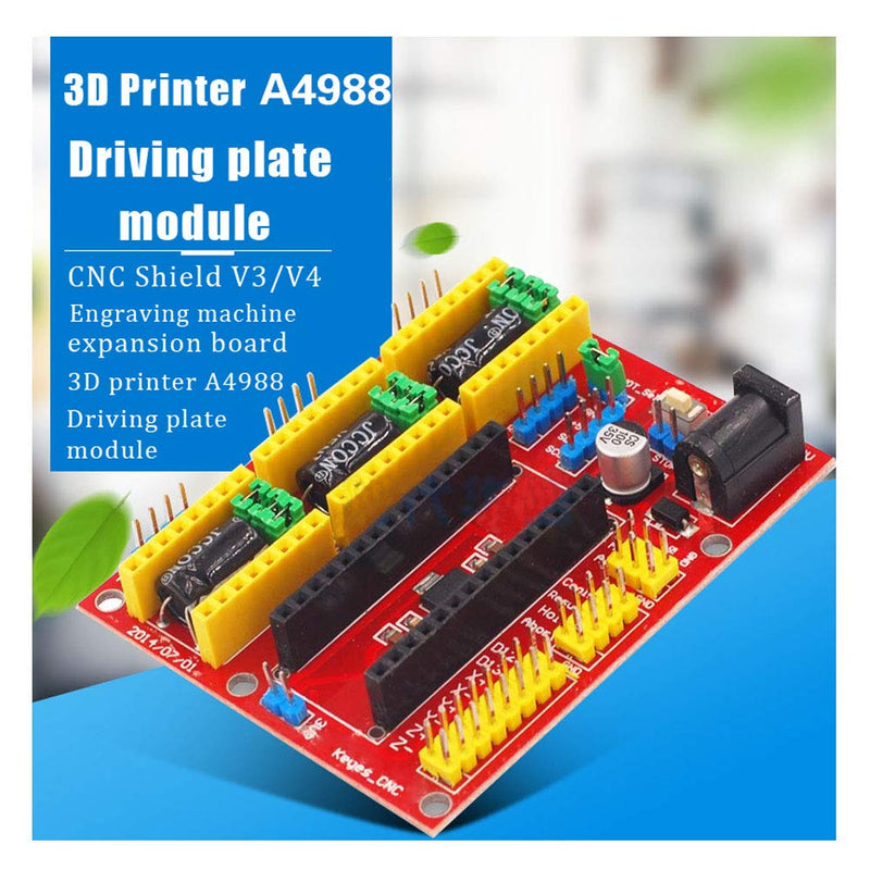 [Australia - AusPower] - Ximimark 2Pcs V3 Engraver 3D Printer CNC Expansion Shield Board A4988 Driver Board for Arduino 