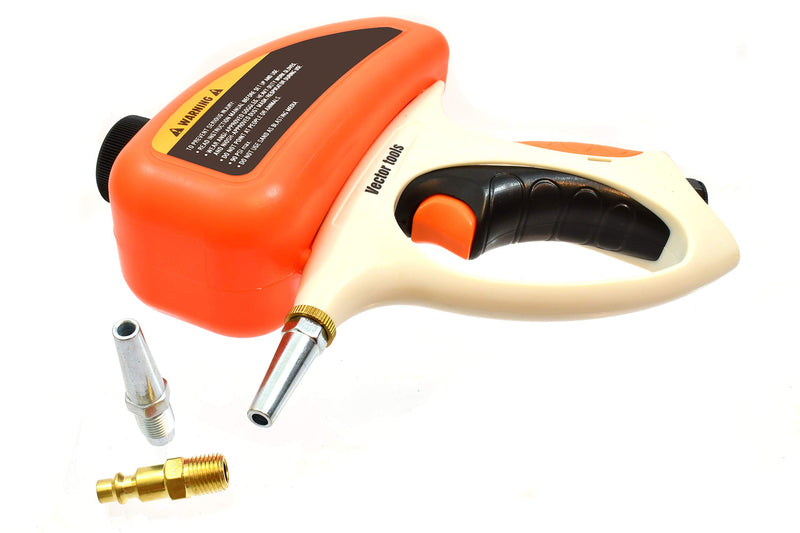 [Australia - AusPower] - Sand Blaster Gravity Feed Abrasive Handheld Air Gun Tackling Small Lightweight 