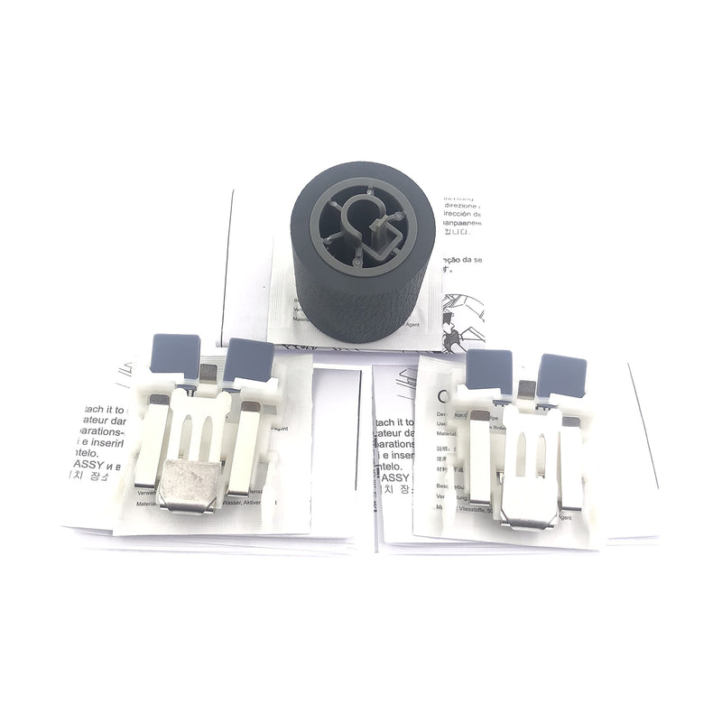 [Australia - AusPower] - OKLILI PA03586-0001 PA03586-0002 Scanner 1 X Pickup Pick Roller + 2 X Separation Pad Assembly Compatible with Fujitsu S1500 S1500M fi-6110 N1800 