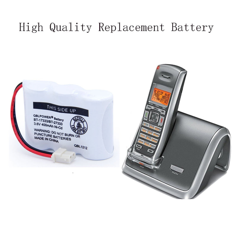 [Australia - AusPower] - QBLPOWER BT-17333 BT-27333 Handset Telephone Rechargeable Battery 2/3AA 3.6V NI-CD Cordless Phone Battery BT17333 BT27333 BT-17233 BT17233 BT-163345 CS5121 (Pack of 2) 2 Pack BT17333 