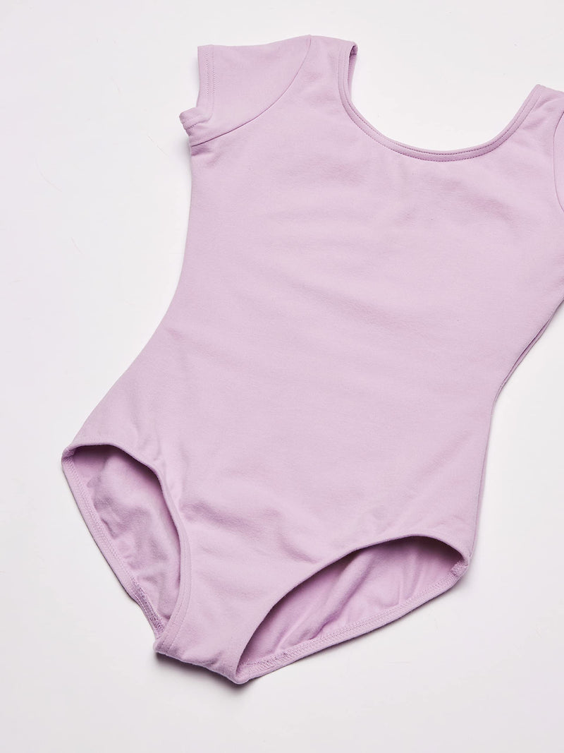 [Australia - AusPower] - Capezio girls Classic Short Sleeve Leotard Small Lavender 