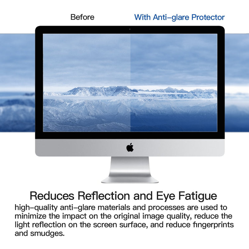 [Australia - AusPower] - [2 Pack] Anti Glare Matte Screen Protector Compatible with 21.5 Inch iMac All-in-Ones Desktop 