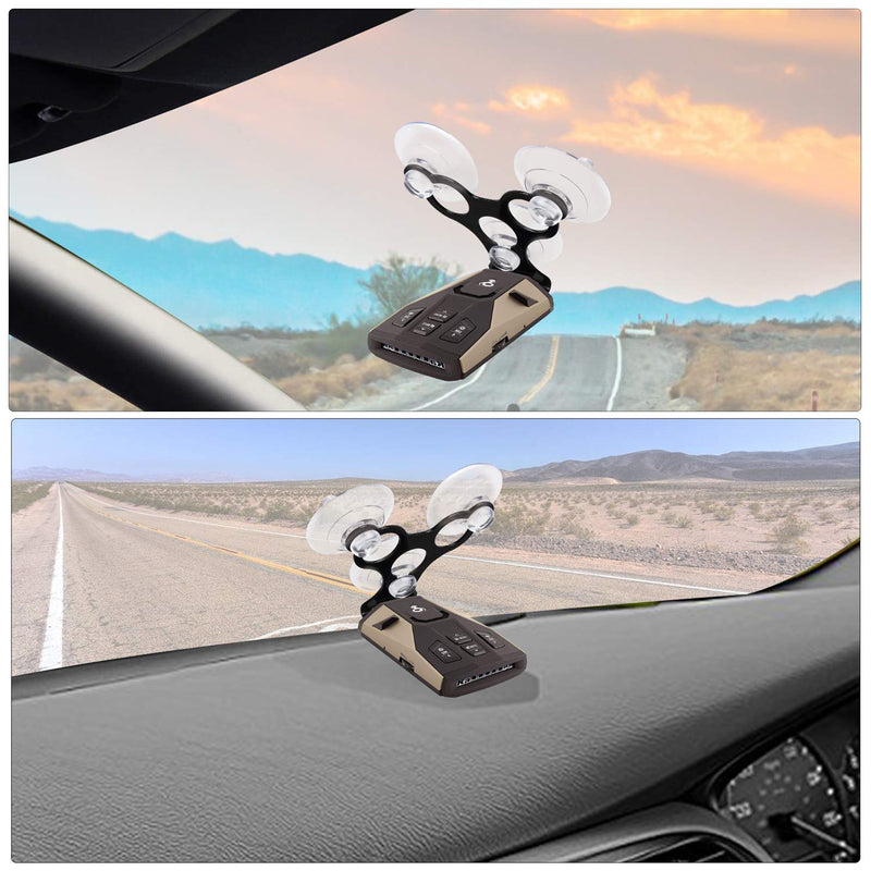[Australia - AusPower] - YiePhiot Windshield Suction Cup Mount Holder Compatible with Cobra Radar Detectors Cobra RAD 450, 8-Band, ESD-6100, ESD-7000, XRS-9300, PRO-9780 and All Recent Models (Bracket & 6 Suction Cups) 