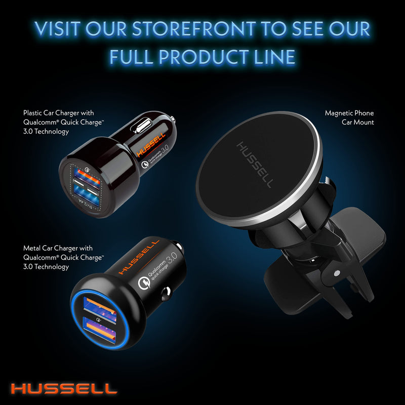 [Australia - AusPower] - ﻿﻿Hussell Magnetic Phone Mount for Car - Dashboard Air Vent Magnet Holder for Cell Phone w/ 360-Degree Rotation Compatible with iPhone & Android Devices 