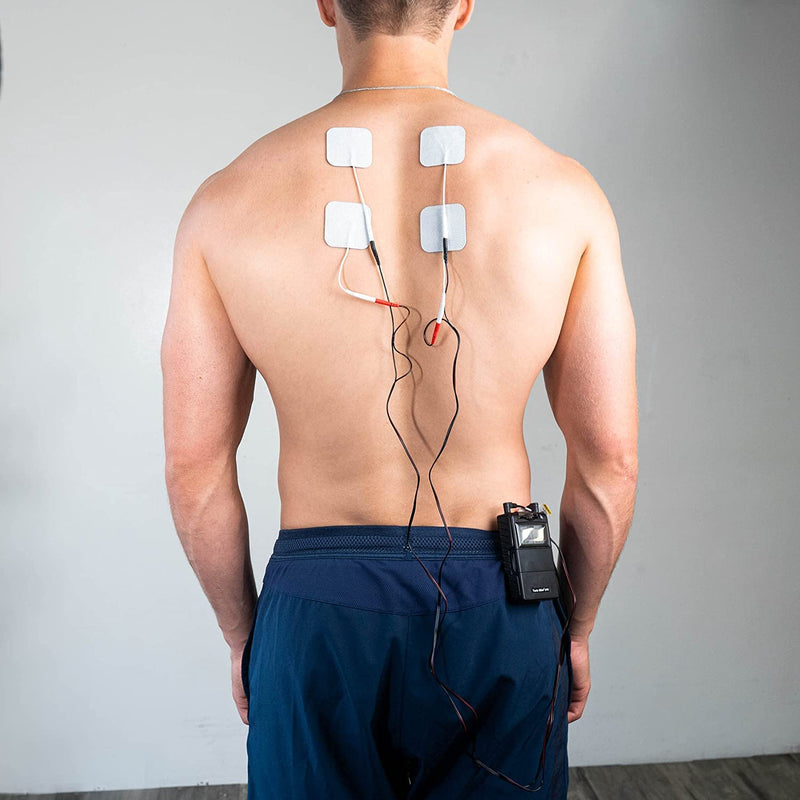 [Australia - AusPower] - Roscoe Medical TENS Unit and EMS Muscle Stimulator - OTC TENS Machine for Back Pain Relief, Lower Back Pain Relief, Neck Pain, or Sciatica Pain Relief, Clinical Strength Stim Machine 