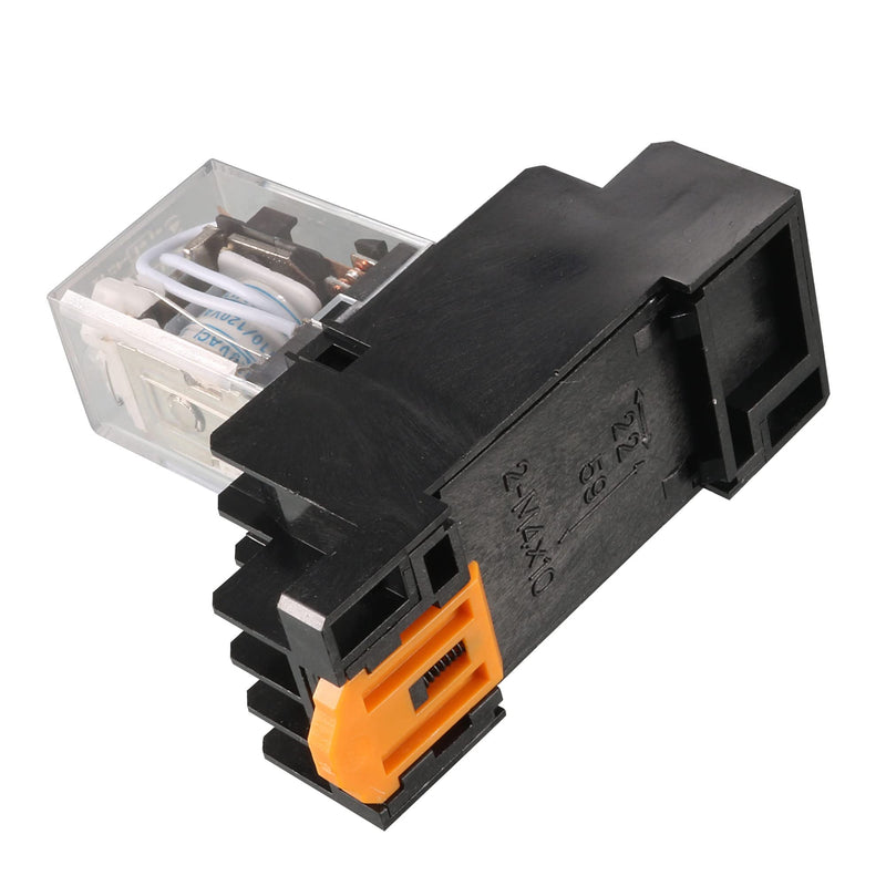 [Australia - AusPower] - uxcell 6 Pcs AC 110V/120V Coil 4PDT 35mm DIN Rail Power Relay + Socket 