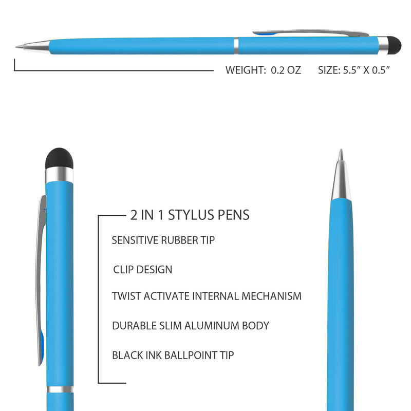 [Australia - AusPower] - Bulk Universal Touch Screen Capacitive Stylus Pens for Touch Screens, Maeline (Stylus with Ink, 20 Pack) Stylus with Ink 