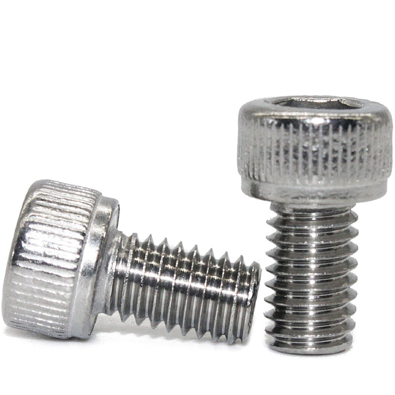 [Australia - AusPower] - M3 x 6mm Socket Head Cap Screws, Allen Socket Drive, Din 912, AISI 304 Stainless Steel (18-8), Full Thread, Bright Finish, Machine Thread, Quantity 100 by Fullerkreg M3 x 6mm 