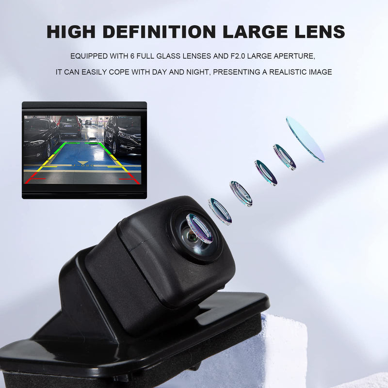 [Australia - AusPower] - Rear View Backup Camera Fit for Honda Accord Sedan 2014 2015 2016 2017 Parking Assist Camera Replaces 39530-T2A-A21, 39530-T2A-U110-M2 14-17 Honda Accord Sedan 
