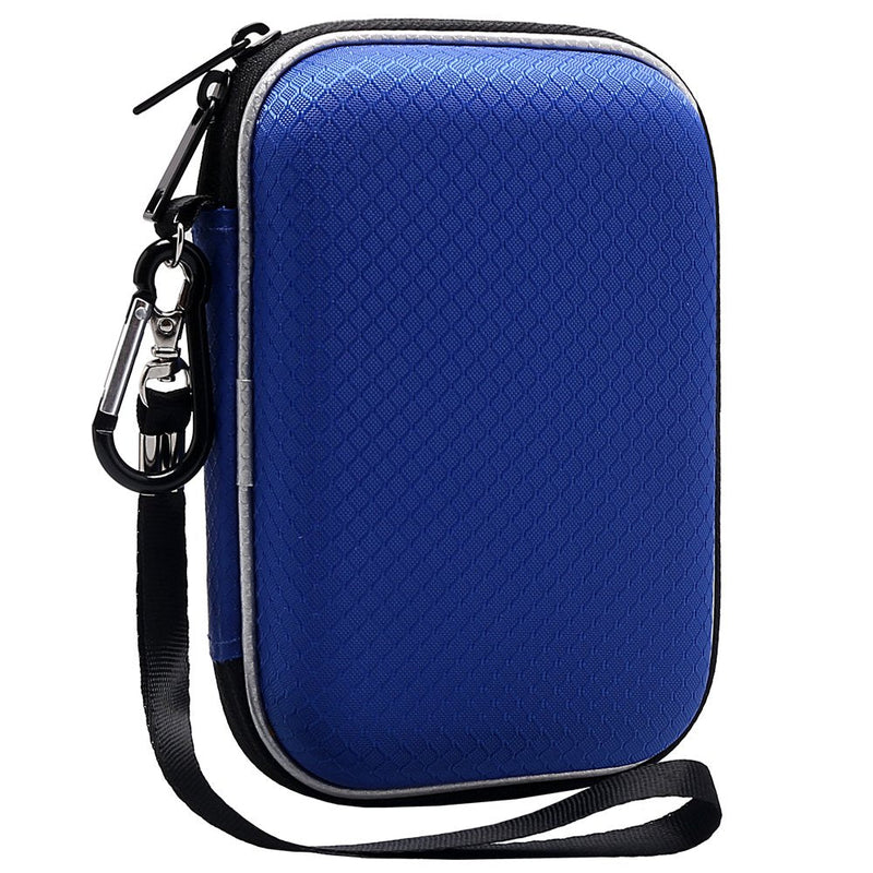 [Australia - AusPower] - Lacdo Hard Drive Carrying Case for Western Digital WD My Passport Ultra WD Elements SE WD P10 Game Drive Portable External Hard Drive 1TB 2TB 3TB 4TB 5TB USB 3.0 2.5 inch HDD Travel Storage Bag, Blue 