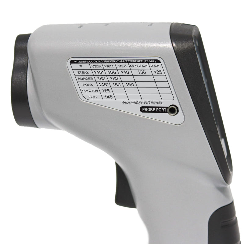 [Australia - AusPower] - Escali SpotIR Infrared Surface and Probe Digital Thermometer, Standard, Grey/Black Handheld 
