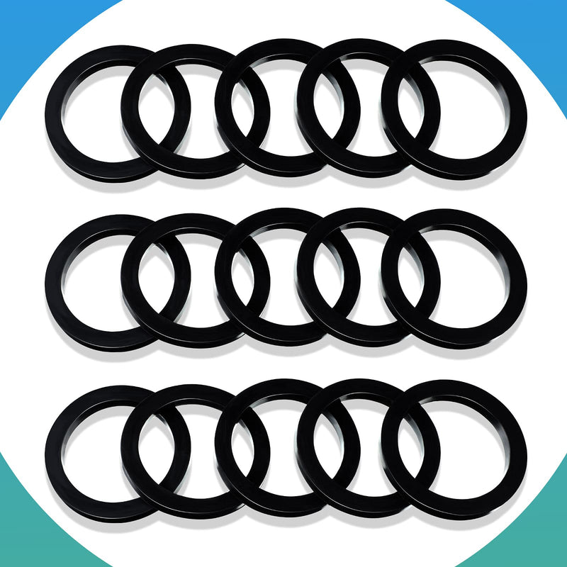 [Australia - AusPower] - 15 Pieces 2 Inch Camlock Gasket Fitting Cam Lock Hose Seal for Female Coupler Cam Groove Replacement Rubber Washer 