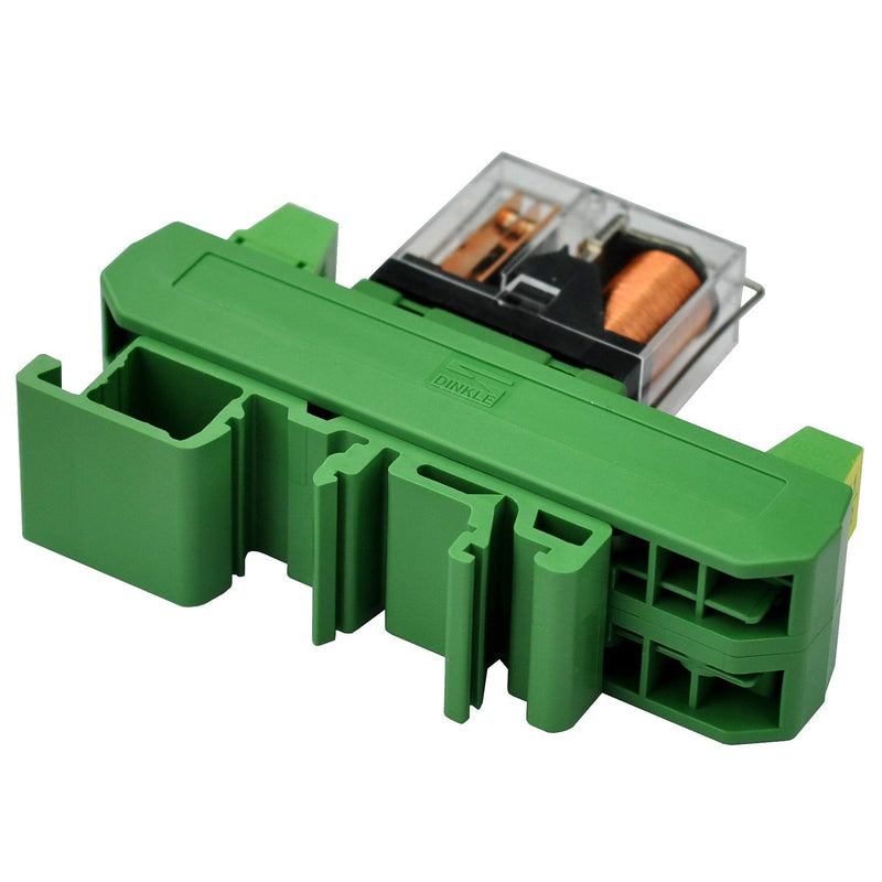 [Australia - AusPower] - Electronics-Salon AC/DC 12V Slim DIN Rail Mount 10Amp SPDT Power Relay Interface Module, G2R-1 12V. 