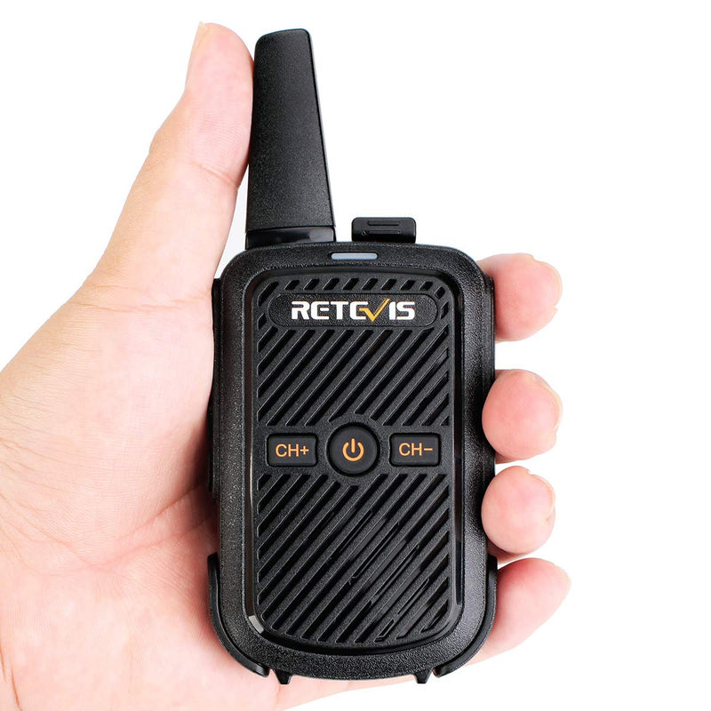 [Australia - AusPower] - Retevis RT15 Mini Walkie Talkie 3 Pack,Small 2 Way Radios Walkie Talkies Long Range,Compact,Walky Talky Rechargeable for Family School Camping Hiking 