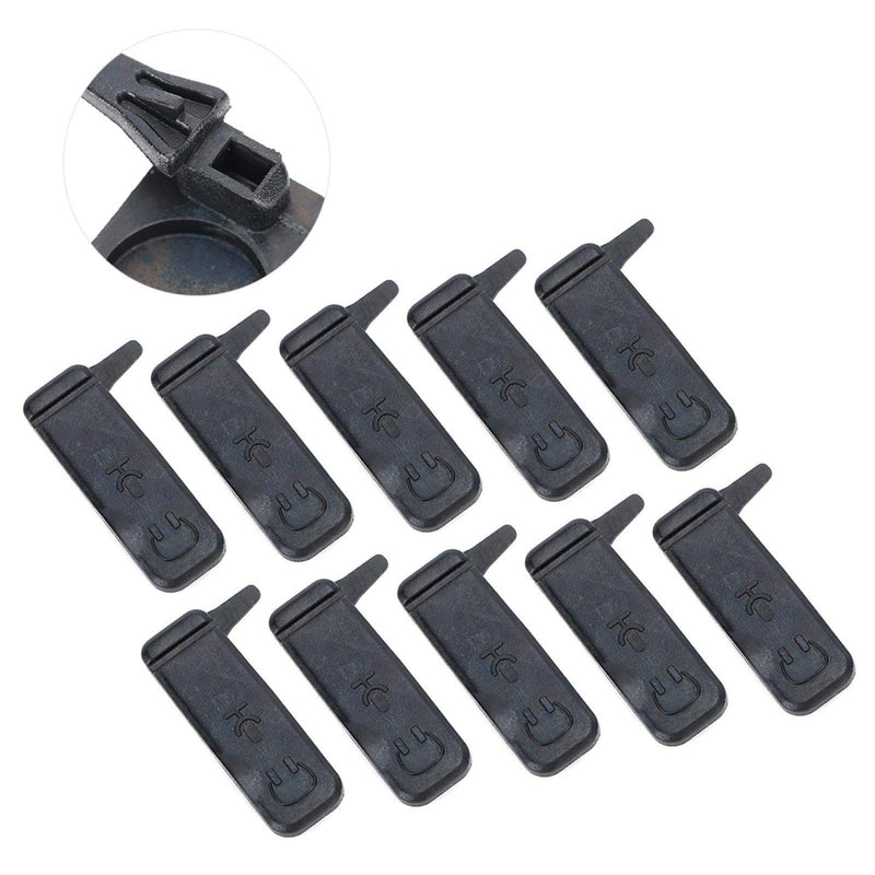 [Australia - AusPower] - PUSOKEI 10Pcs Dust Cover for Radio for Motorola, Two Way Radio Headphone Jack for CP200 CP040 CP140 CP160 CP180 GP3188 GP3688 EP450 Two Way Radio, Silicone Dustproof Cover Accessory 