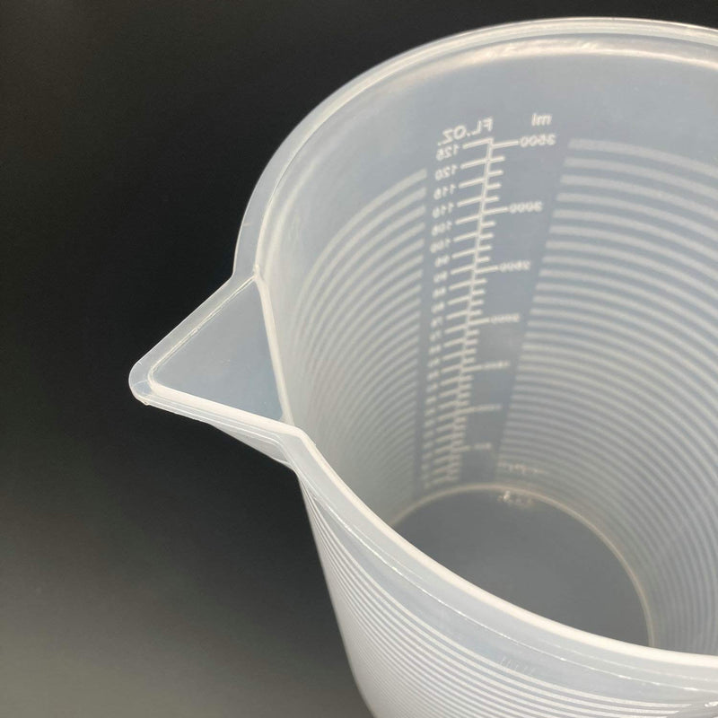 [Australia - AusPower] - 0.94Gallon Plastic Measuring Pitcher with Lid/cover BPA-FREE Eco-Friendly Carafes Mix Drinks Water Jug for Hot/Cold Juice Beverage Ice Tea (125oz, white) 125oz 